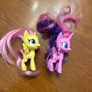 My little pony set of 2 Twilight Sparkle and Fluttershy